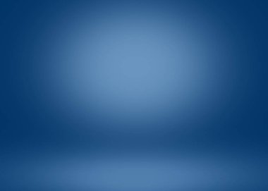 Soyut Mavi boş oda tasarımınız için boş alan ile Studio arka plan aydınlatma.