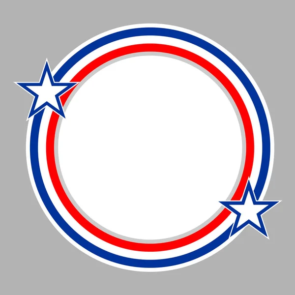 Bandeira americana fundo decorativo quadro cartaz — Vetor de Stock
