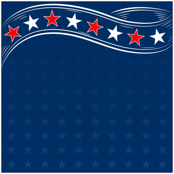 Абстрактная рамка символов американского флага — стоковый вектор