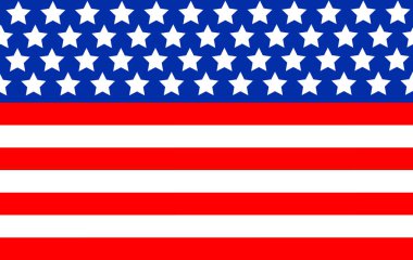 Soyut Amerikan bayrağı arkaplan afişi.