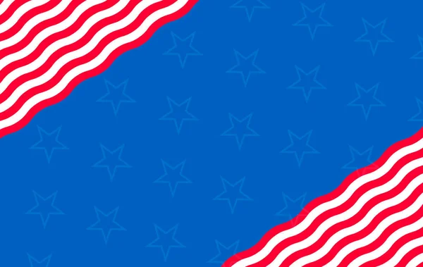 Usa Flagge Abstrakten Urlaub Hintergrund Rahmen Mit Kopierraum Für Text — Stockvektor