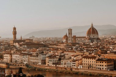 Floransa güzel panoramik manzarası