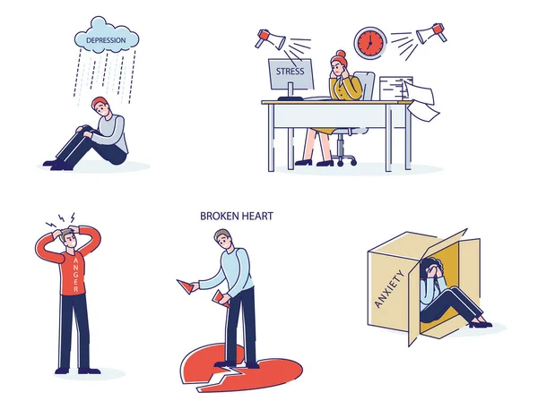 精神的な病気ストックベクター ロイヤリティフリー精神的な病気イラスト Depositphotos