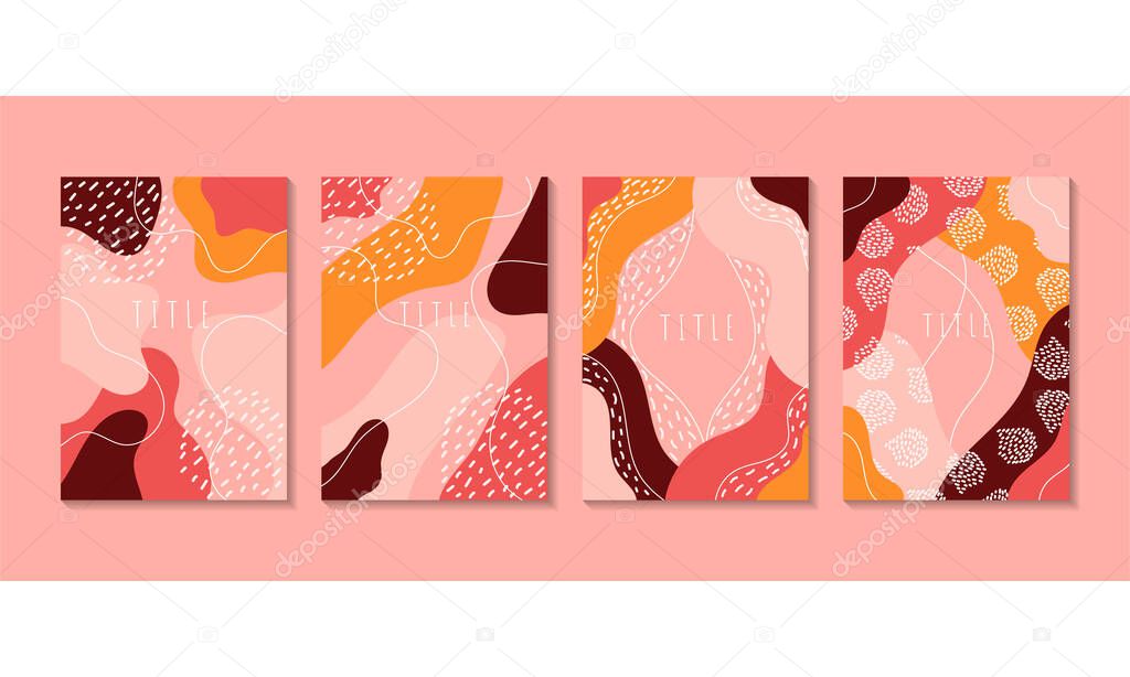 Abstract background with various shapes and textures. Vector illustration suitable for prints, notebooks, flyers, banners, invitations, branding, covers and much more.