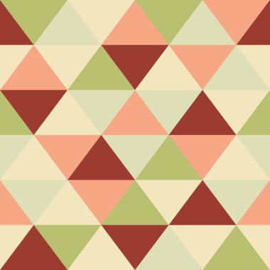 Üçgenlerden kusursuz geometrik desen. Vektör illüstrasyonu