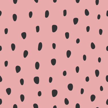 Soyut oval ve kusursuz desen. Tekstil tasarımı için kusursuz desen. Vektör illüstrasyonu