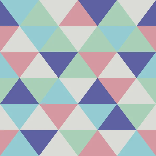 Seamless Geometric Pattern Triangles Vector Illustration — Stock Vector