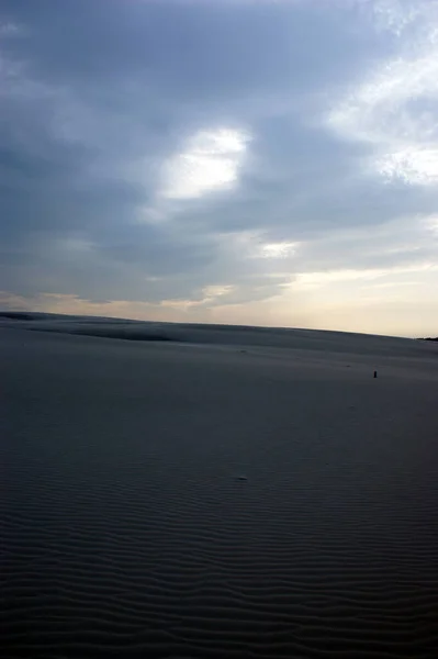 Sable Sur Une Dune Déserte Plage Aucun Peuple Déplace Dune — Photo