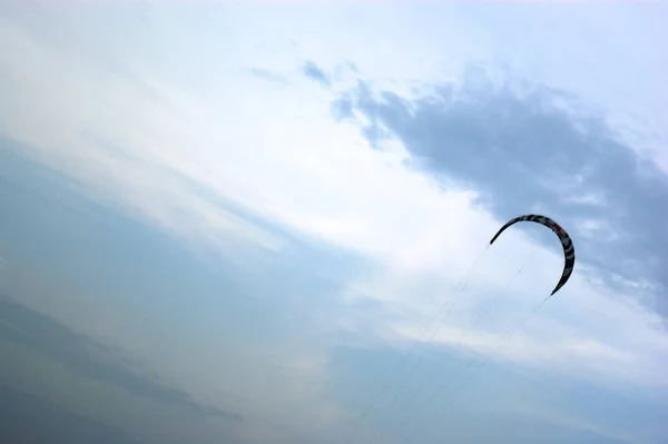 Water Sport Kitesurfer Sea Sunset — Stock Photo, Image