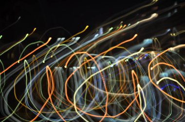 ışık soyutlamaları uzun pozlama süreleri güzel