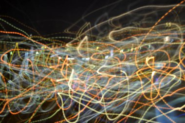 ışık soyutlamaları uzun pozlama süreleri güzel