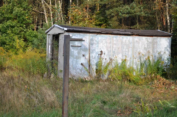 Gammalt Land Hus Landsbygd Landskap Scen Övergiven — Stockfoto