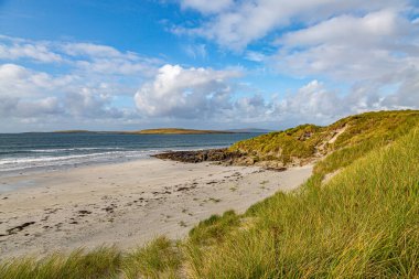 Kuzey Uist adasındaki cennet gibi Clachan Kumları Hebrides 'in dışında.