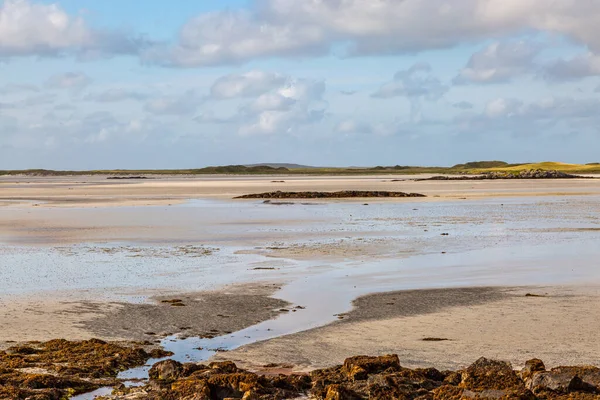 A remote beach on the island of North Uist in the Western Isles