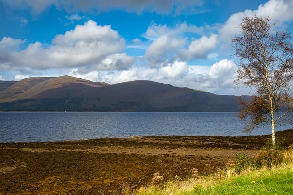 Loch Linnhe Dans Ouest Écosse Par Une Journée Ensoleillée Septembre — Photo