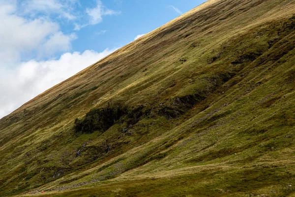 Het Getextureerde Oppervlak Van Een Berg Schotse Hooglanden — Stockfoto