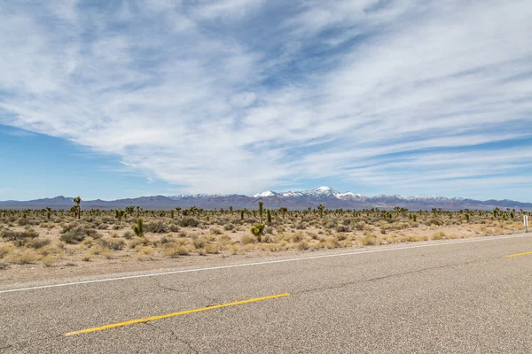 Une Vue Depuis Autoroute Extraterrestre Nevada — Photo