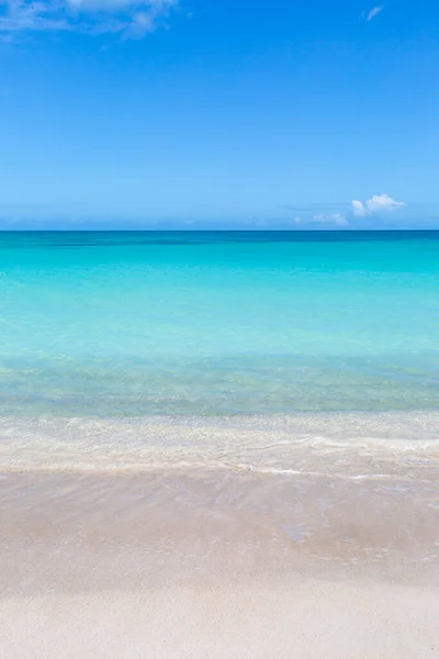 Idylická Písečná Pláž Karibském Ostrově Antigua — Stock fotografie