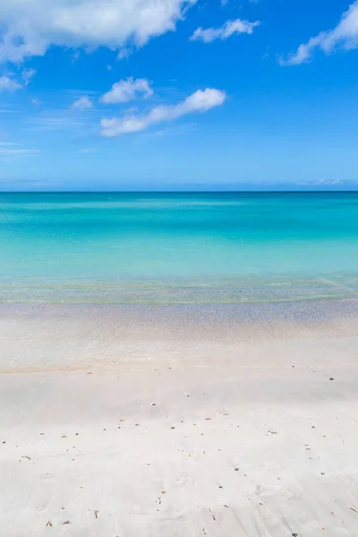 Idylická Písečná Pláž Karibském Ostrově Antigua — Stock fotografie