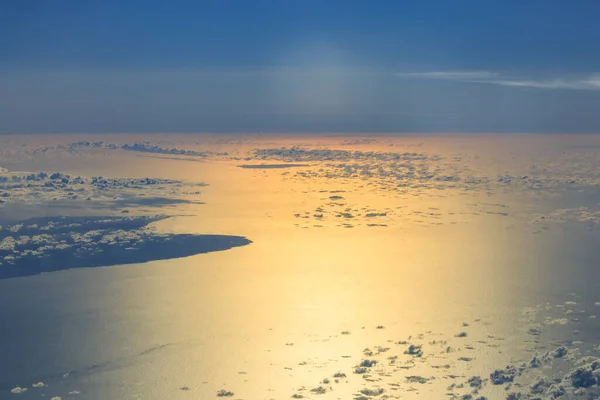 Pôr Sol Sobre Mar — Fotografia de Stock