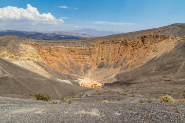 A view of the Ubehebe Crater in Death Valley National Park clipart