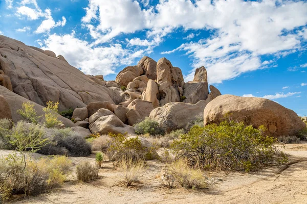Σχηματισμοί Βράχων Στο Εθνικό Πάρκο Τζόσουα Τρι Καλιφόρνια — Φωτογραφία Αρχείου