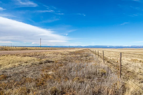 Dry New Mexico Landscape Blue Sky Overhead — Stock Photo, Image