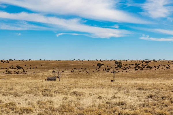 Een Verlaten Hut Een Veld Het Platteland Van New Mexico — Stockfoto