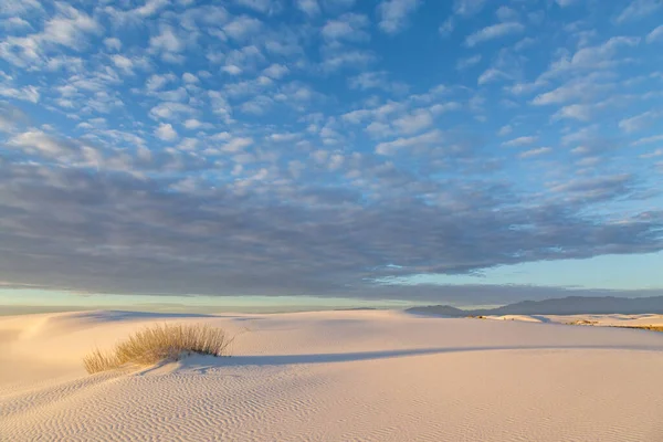 Nuvens Sobre White Sands Monumento Nacional Início Manhã — Fotografia de Stock