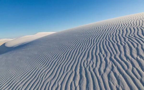 Κυματισμοί Στην Άμμο Στο Εθνικό Μνημείο White Sands Νέο Μεξικό — Φωτογραφία Αρχείου