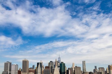 New York Gökyüzü Üzerinde Mavi Gökyüzü