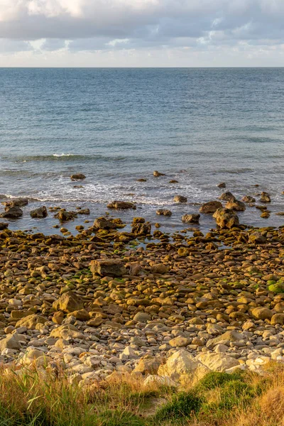 Temprano Mañana Una Tranquila Playa Isla Wight — Foto de Stock