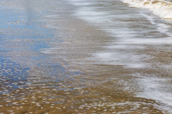 Хвилі Кладуть Пляж Острів Вайт — стокове фото