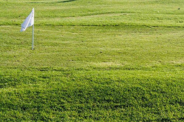 Praporek Golfovém Hřišti — Stock fotografie