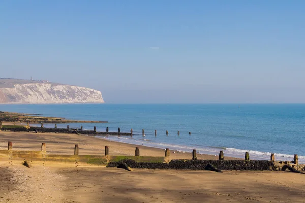 Sandown Beach Sull Isola Wight — Foto Stock