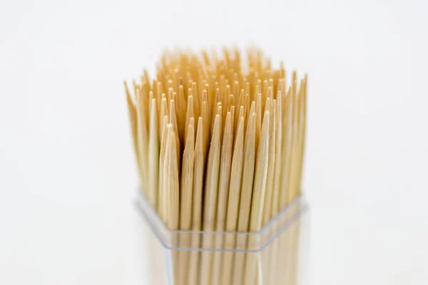 Cocktail Sticks against a White Background
