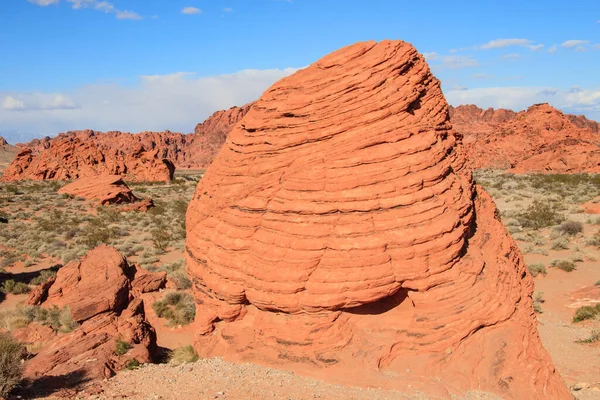 Bikupa Klippformationer Valley Fire State Park Nevada — Stockfoto