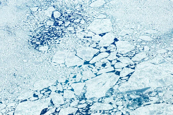 View Frozen Canadian Landscape Airplane — Stock Photo, Image