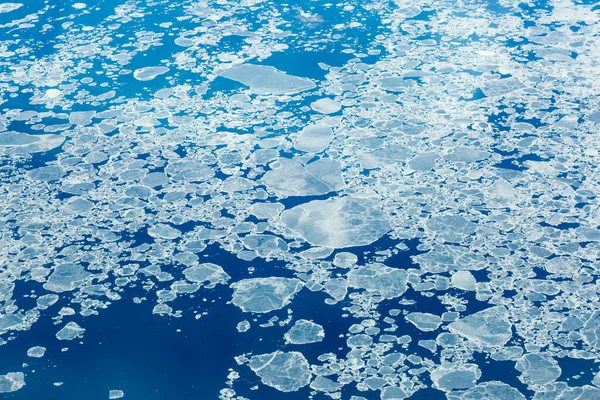 Vue Fonte Des Glaces Depuis Avion — Photo