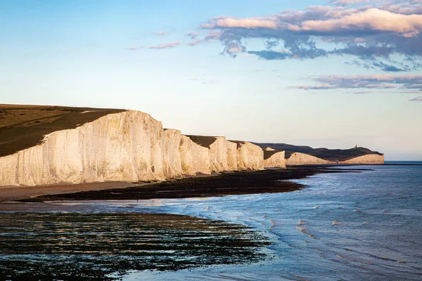 Seven Sisters Cliffs Sussex Summers Evening — Stock Photo, Image