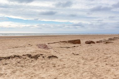 İngiltere 'nin ilk cankurtaran sandalının kalıntıları, Formby, Merseyside' da