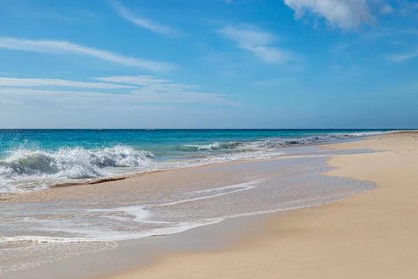 Idylická Pláž Elbow Ostrově Bermudy Slunečného Dne — Stock fotografie