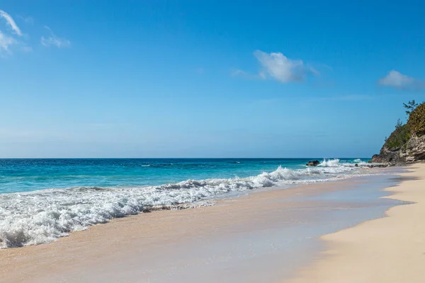 Idyllic Elbow Beach Island Bermuda Sunny Day — Stock Photo, Image