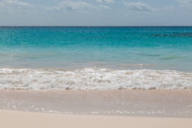 Bermuda adasında bir kumsal