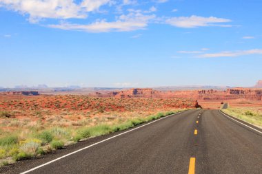 Utah 'a giden bir yol.