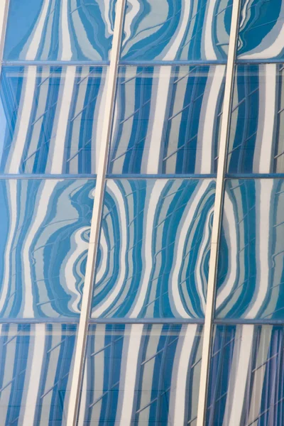 Blau Und Weiß Abstrakt — Stockfoto