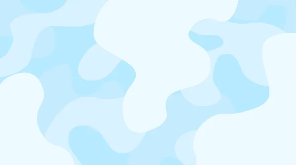 Camouflage Azure Background Textile Uniform Cartoon Seamless Pattern Vector — Stock Photo, Image