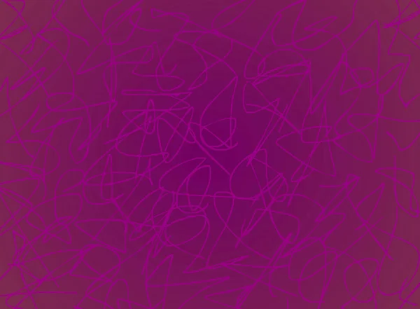 Načmárané Růžové Purpurovém Pozadí Abstraktní Ilustrační Čmáranice Děti Kreslí Čmáranice — Stock fotografie