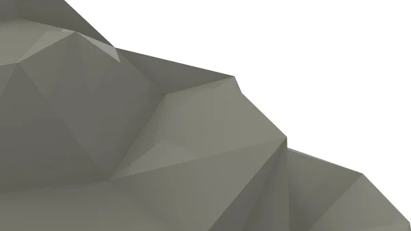 Cinza Abstrato Fundo Cristal Moderno Polígono Linha Forma Padrão Triângulo — Fotografia de Stock