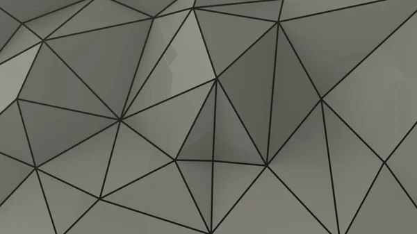 Gris Abstrait Fond Cristal Moderne Polygone Ligne Forme Motif Triangle — Photo
